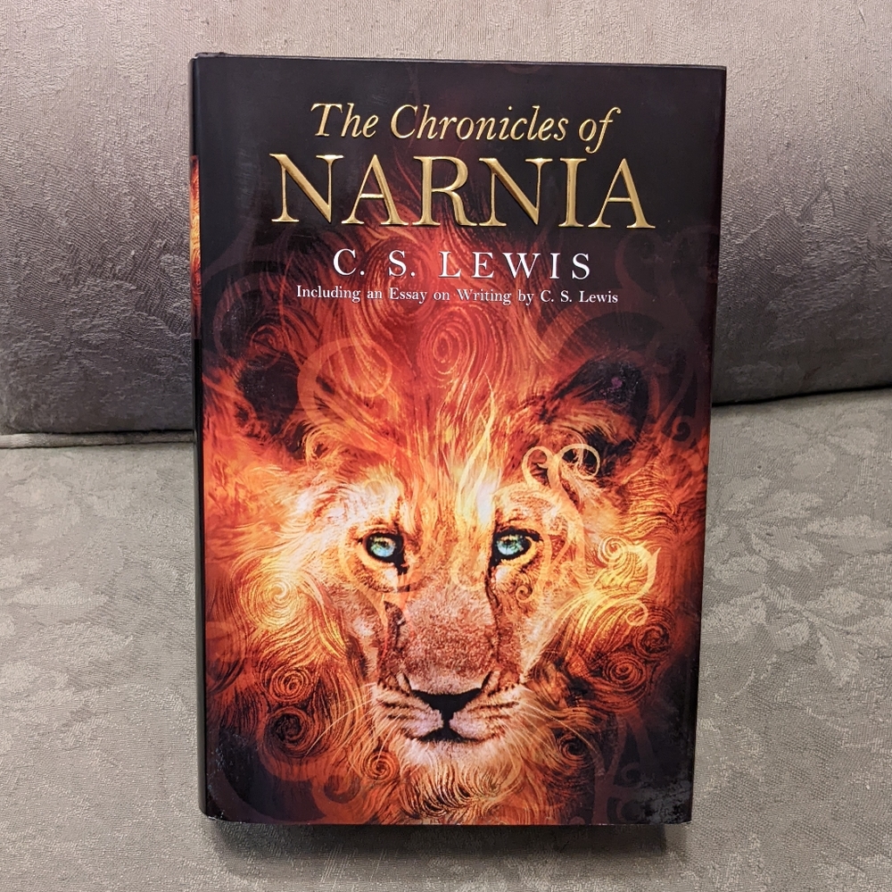 Chronicles of Narnia by C. S. Lewis hardcover book